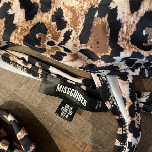 MISSGUIDED Leopard Bikini Set - Picture 6 of 7